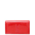 YSL Red Monogram Clutch