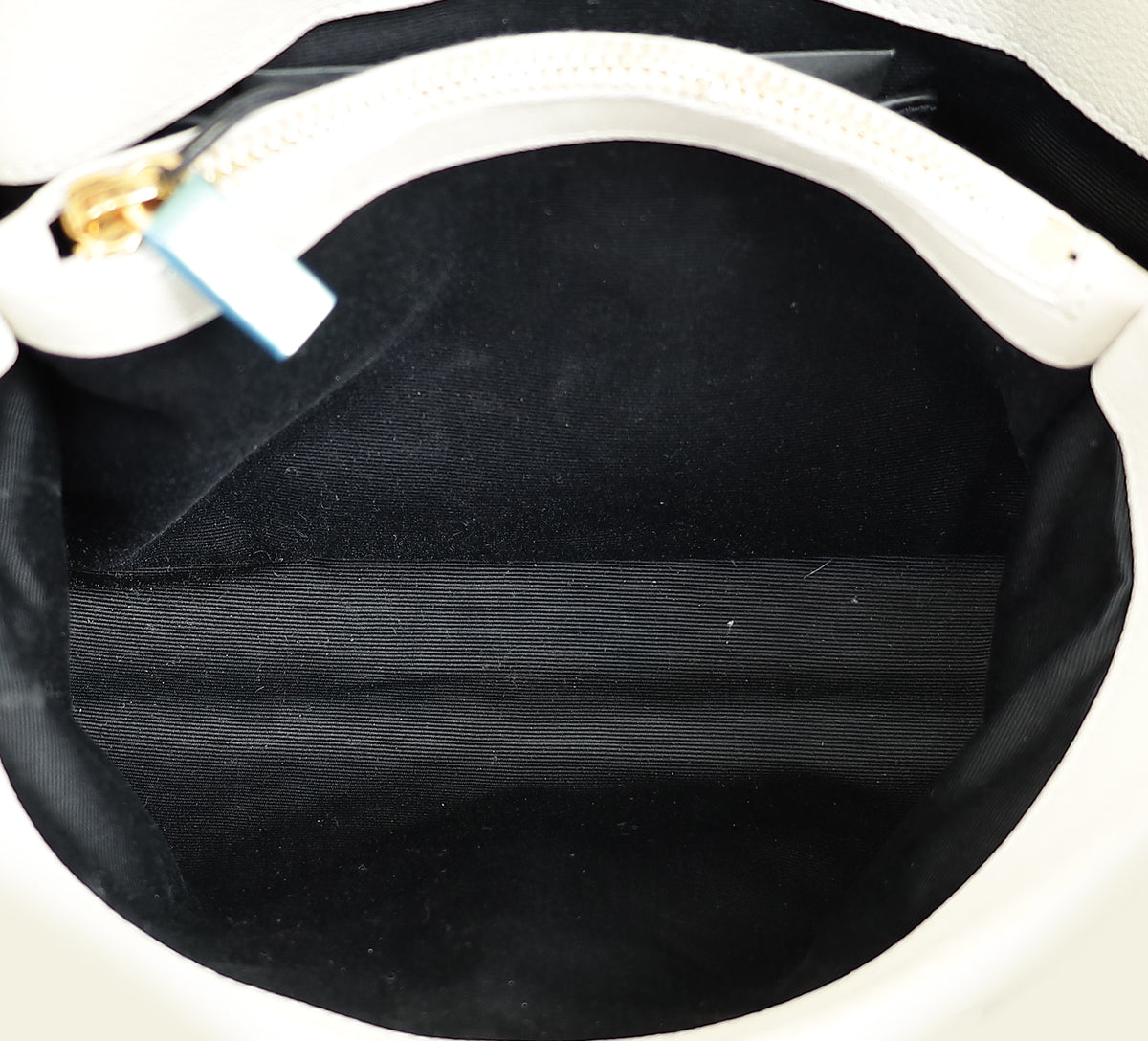 YSL Vintage Blanc College Quilted Medium Bag