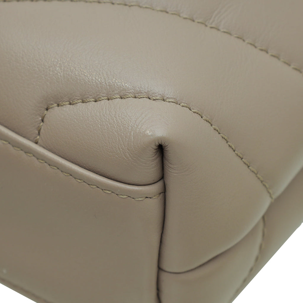 YSL Beige Loulou Toy Flap Bag