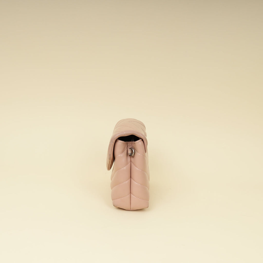 YSL Pale Pink LouLou Toy Shoulder Bag