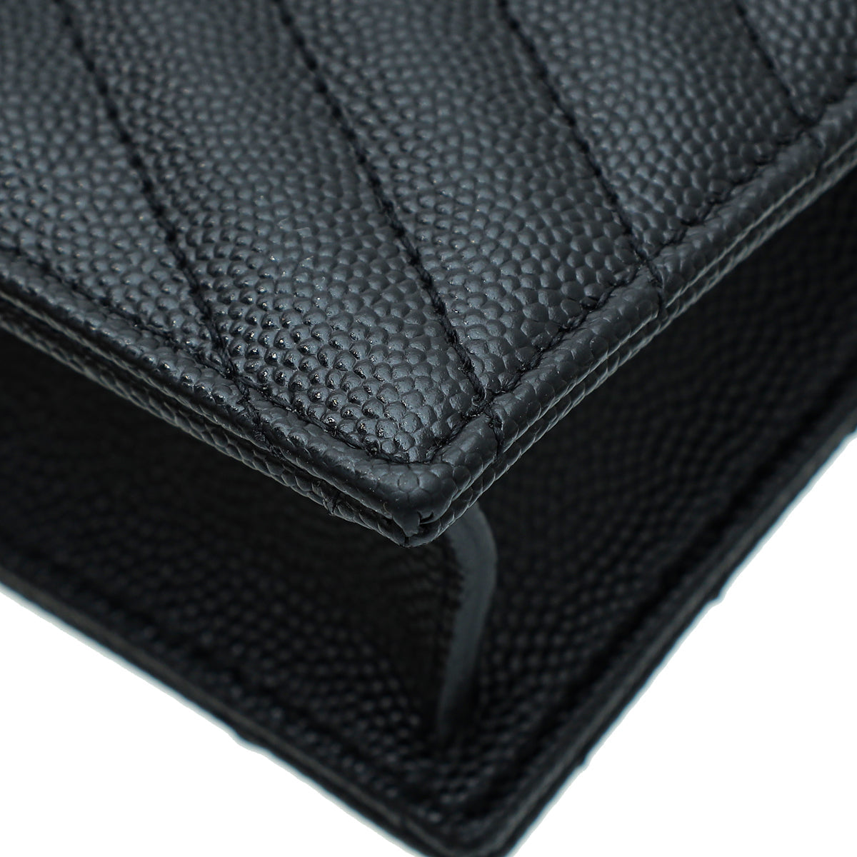 YSL Beige Cassandre Envelope Chain Wallet