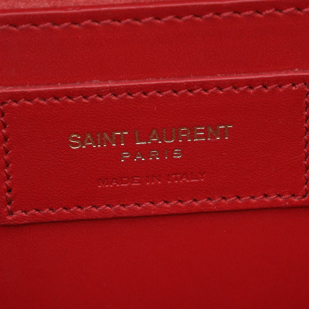 YSL Red Kate Tassel Clutch