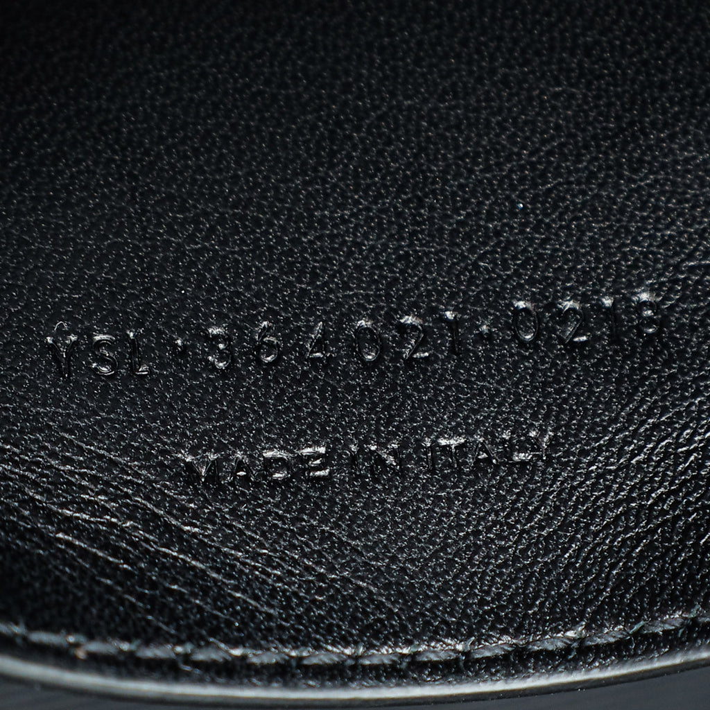 YSL Black Monogram Kate Medium Chain Bag