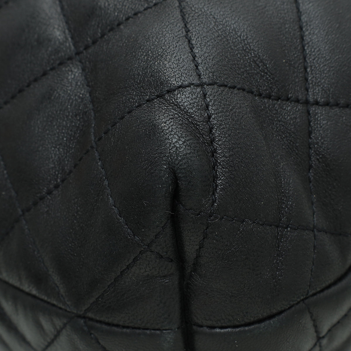 YSL Black Quilted ICARE Maxi Shopping Tote Bag