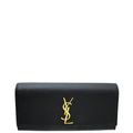YSL Black Monogram Kate Clutch