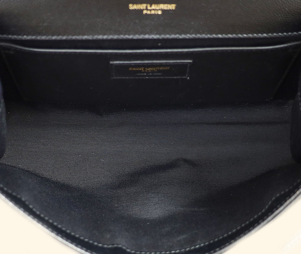 YSL Black Kate Tassel Medium Shoulder Bag