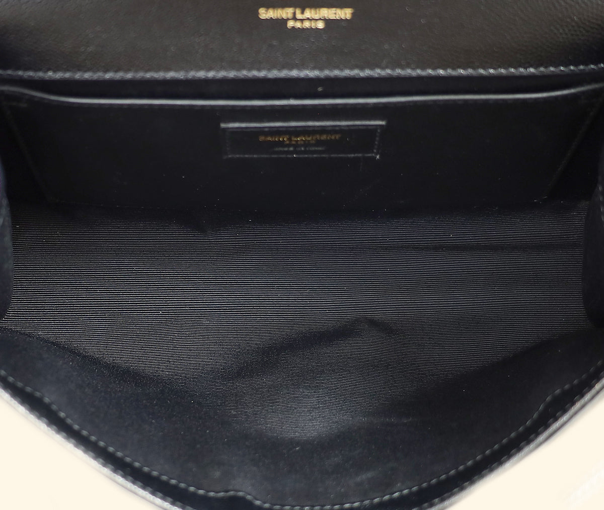 YSL Black Kate Tassel Medium Shoulder Bag