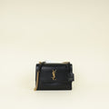 YSL Black Sunset Small Shoulder Bag