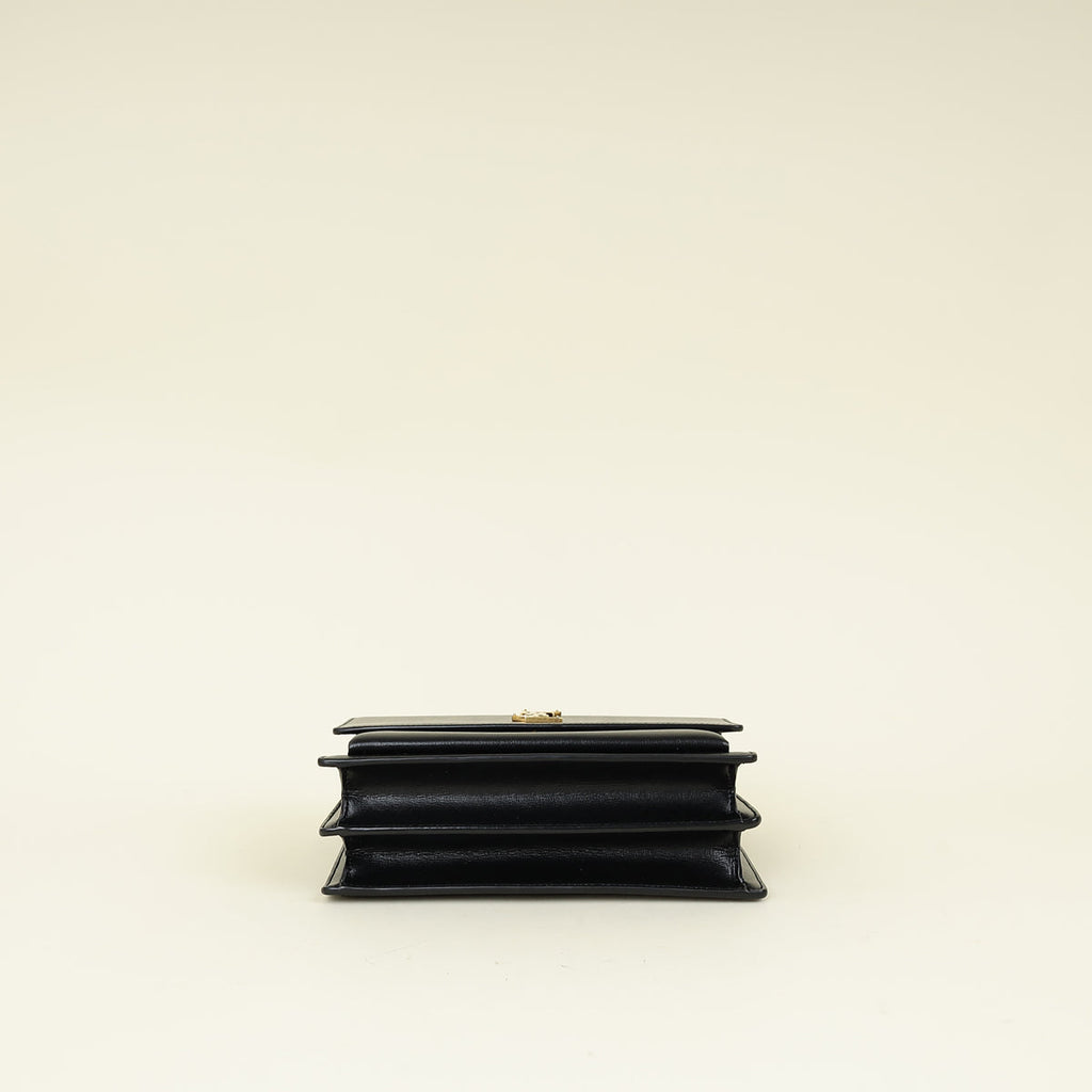 YSL Black Sunset Small Shoulder Bag