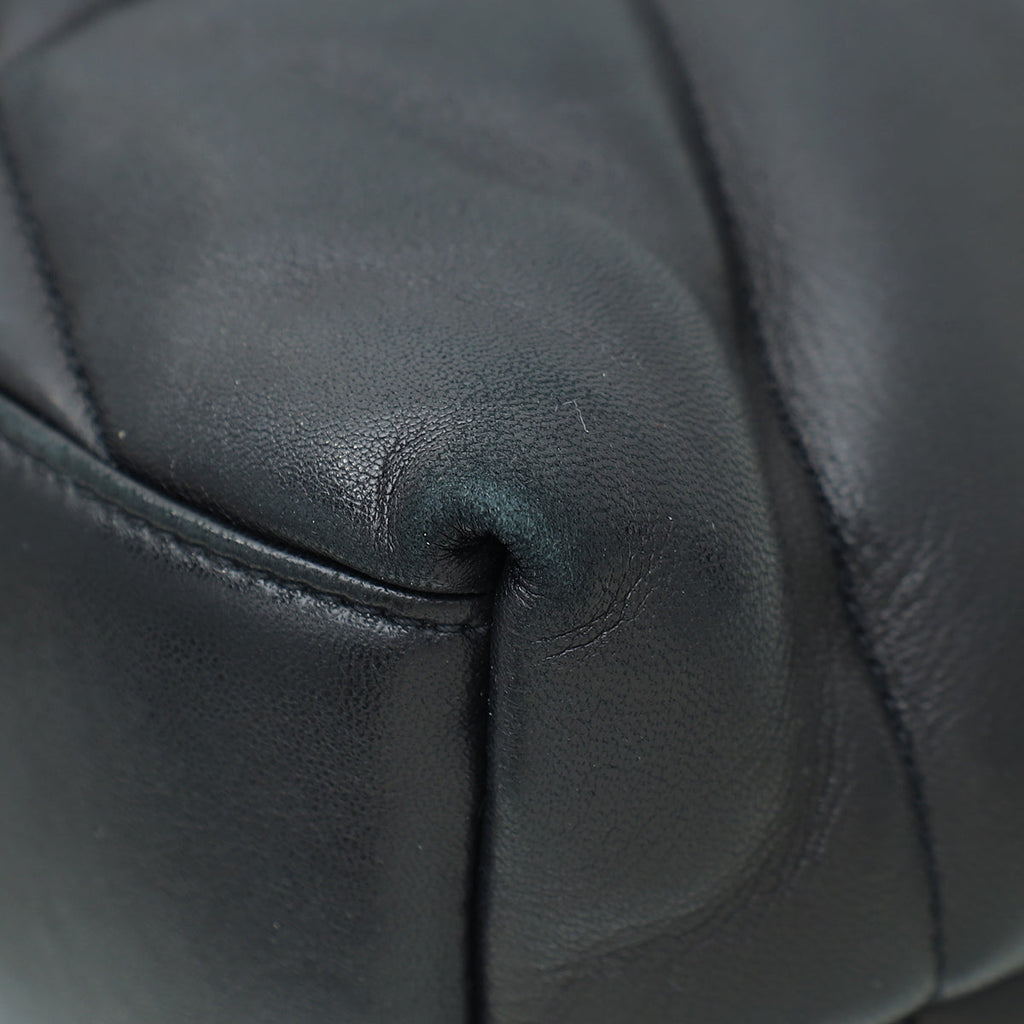 YSL Black Monogram Puffer Flap Medium Bag