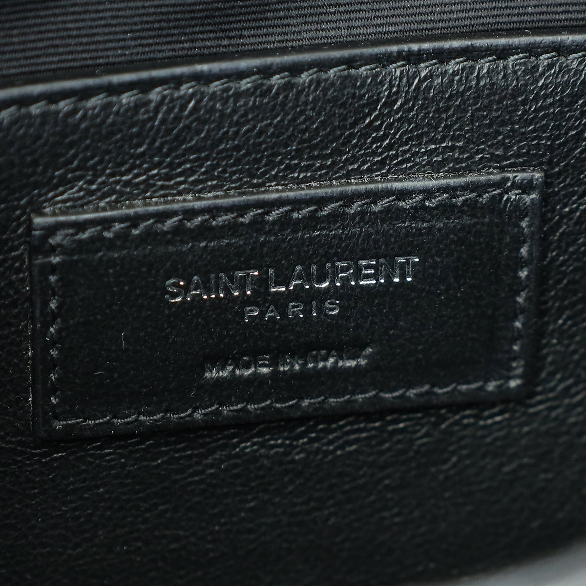 YSL Black Monogram Mix Quilted Small Chain Bag