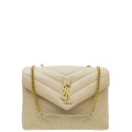 YSL Beige LouLou Flap Small Bag