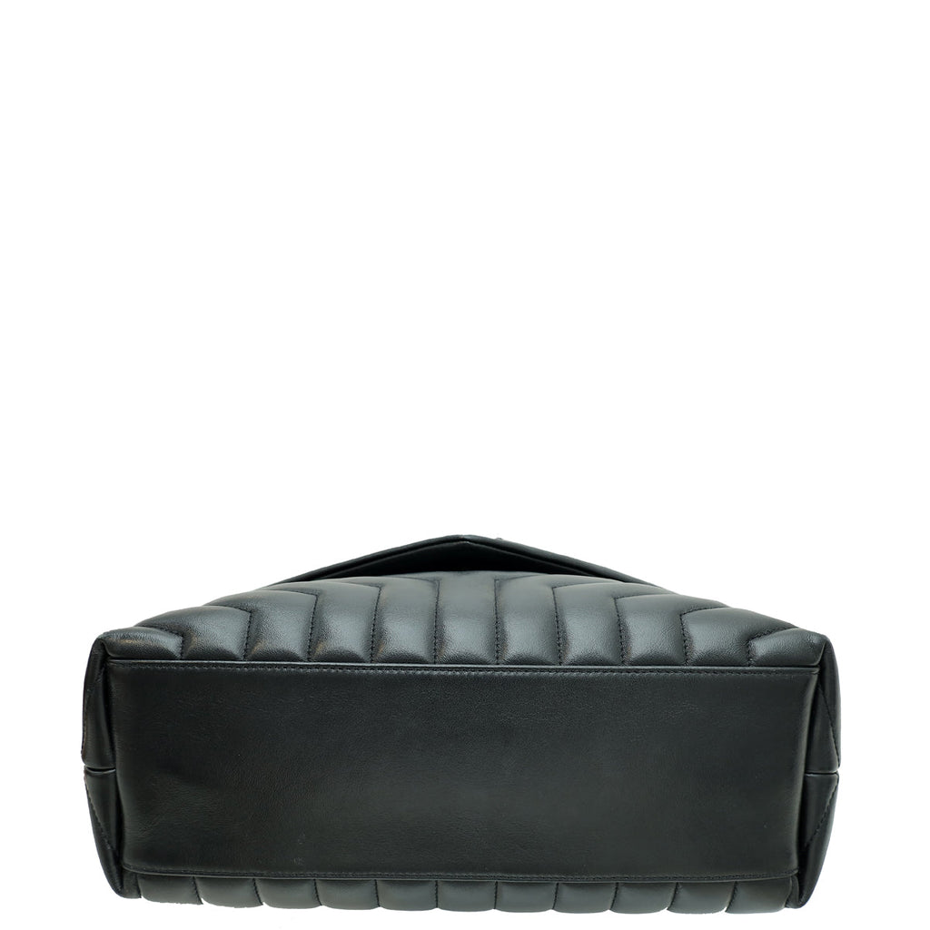 YSL Black Loulou Medium Bag