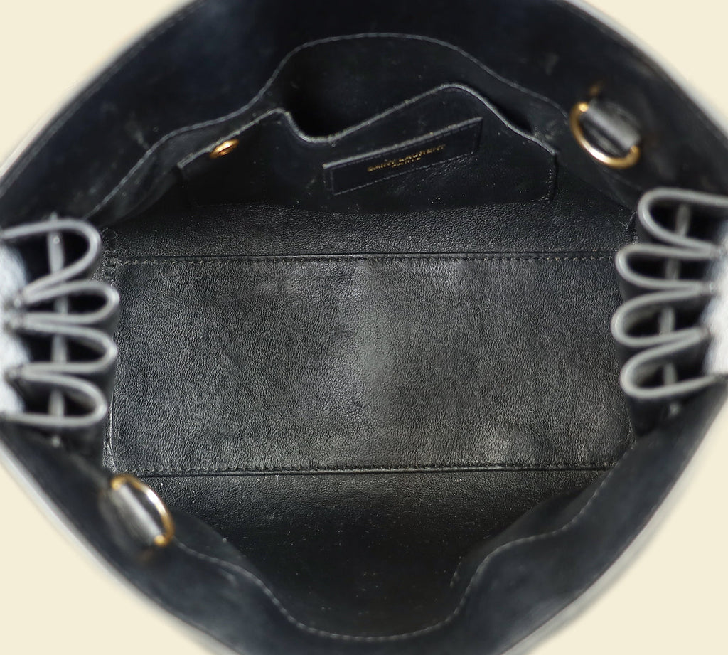 YSL Black Sac De Jour Nano Bag
