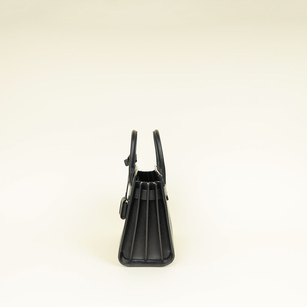 YSL Black Sac De Jour Nano Bag
