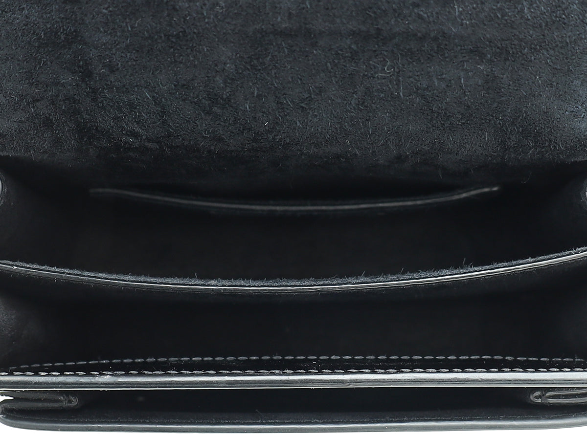 YSL Black Sunset Small Shoulder Bag