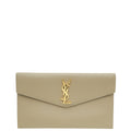 YSL Beige Uptown Pouch