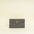 YSL Dark Olive Uptown Pouch
