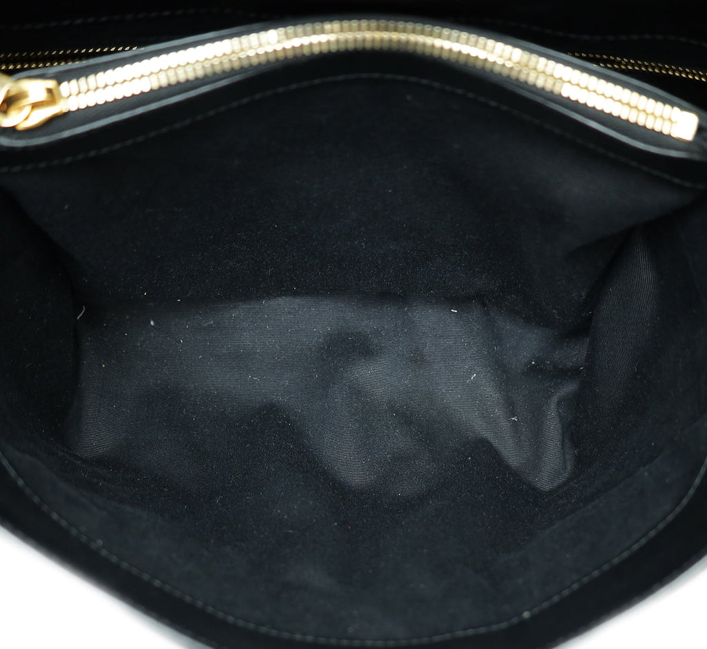 YSL Black Loulou Medium Bag