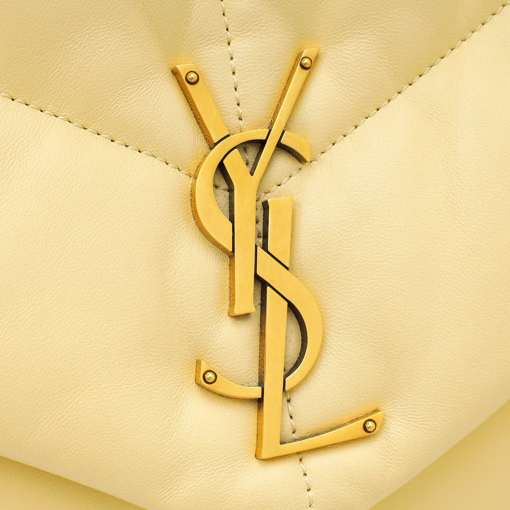 YSL Light Vanilla Puffer Medium Bag