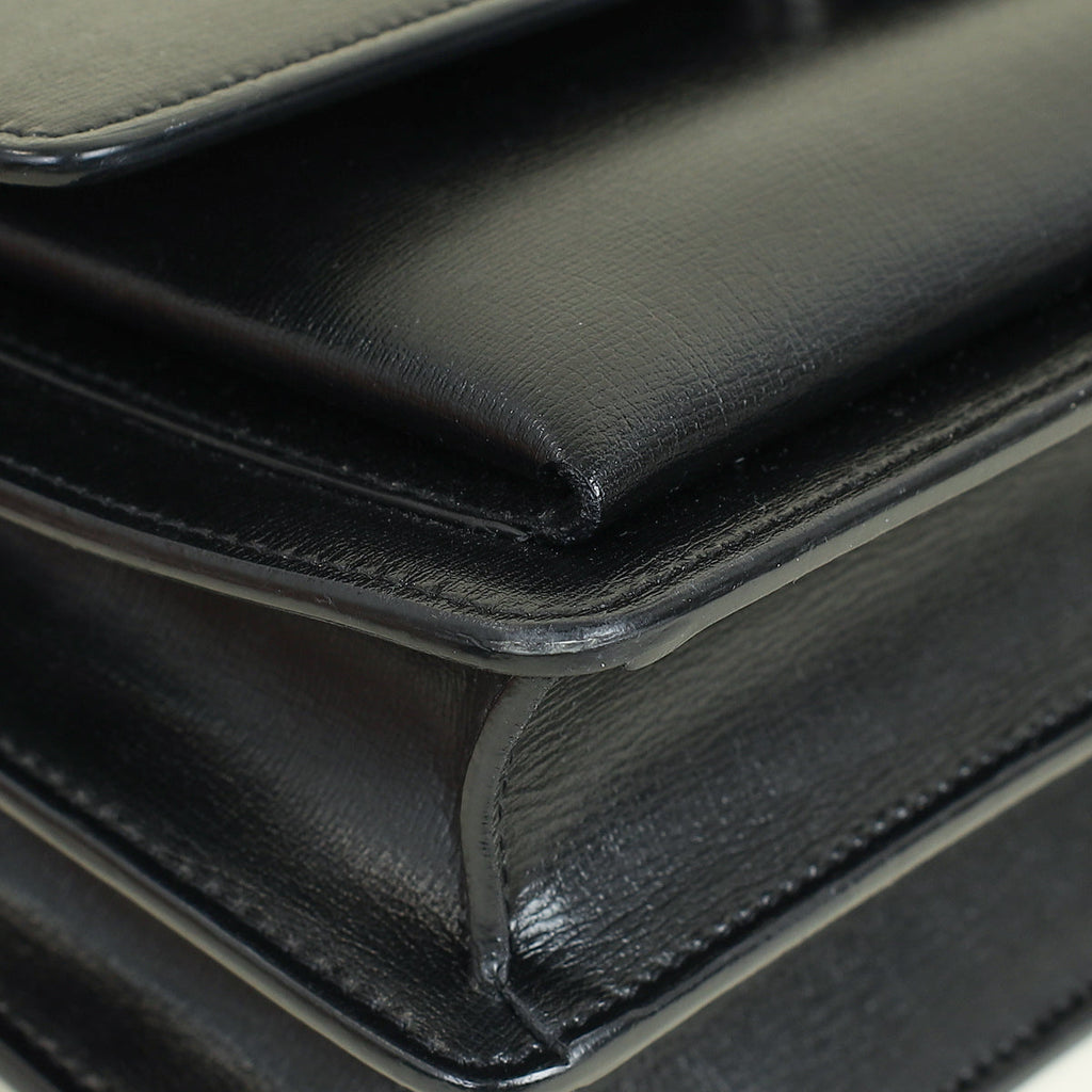 YSL Black Sunset Medium Bag
