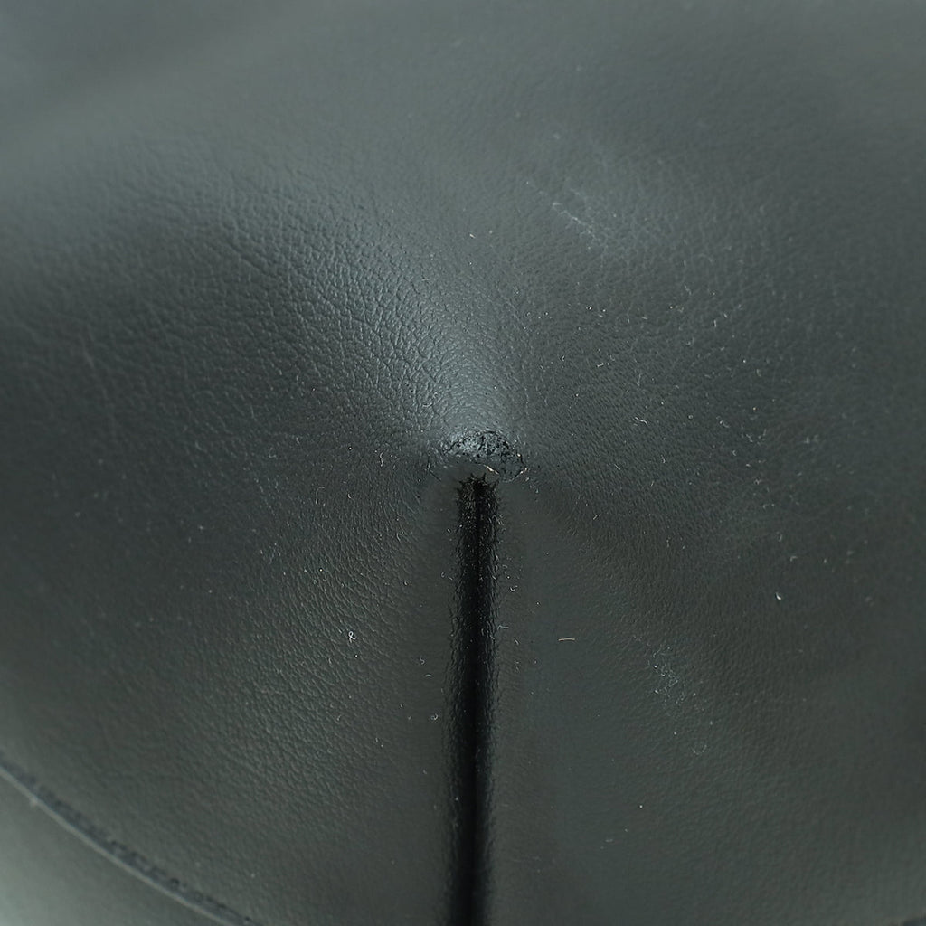 YSL Black Shopping Tote Bag