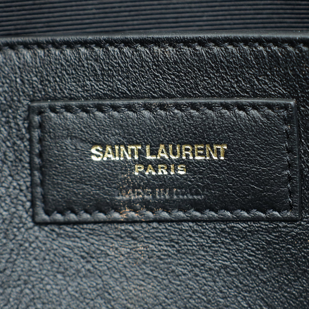 YSL Black Monogram Kate Tassel Medium Shoulder Bag