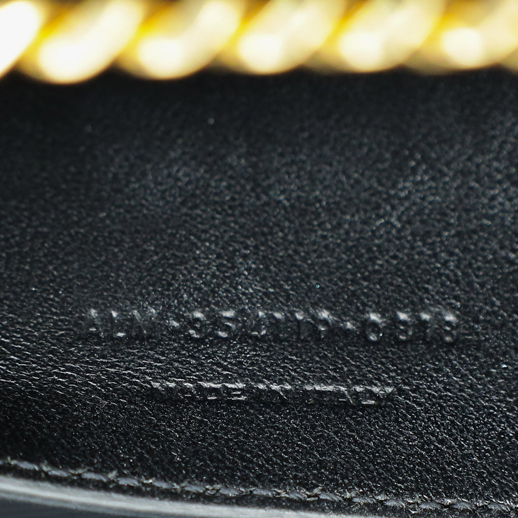 YSL Black Monogram Kate Tassel Medium Shoulder Bag