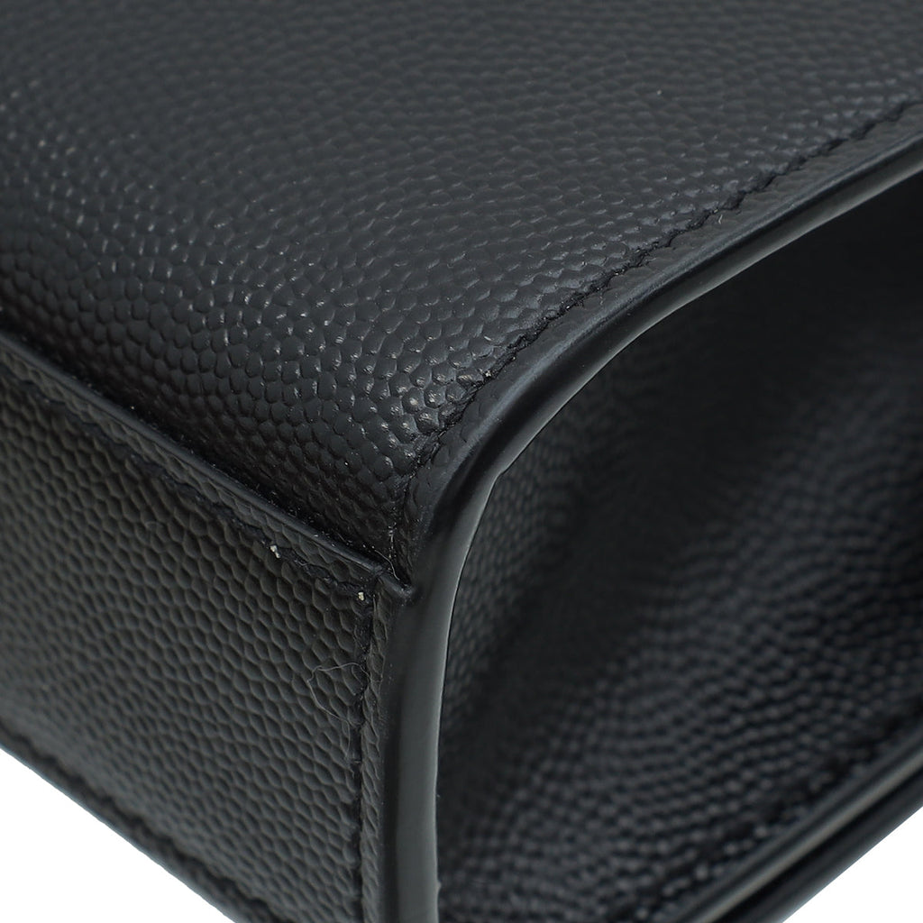 YSL Black Monogram Kate Tassel Medium Shoulder Bag