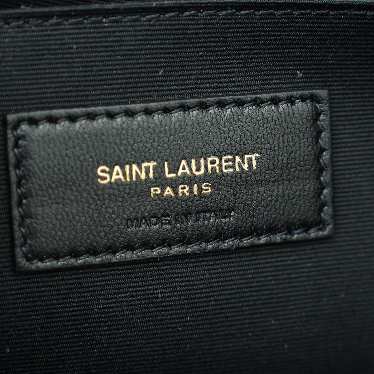 YSL Black Monogram Large Document Holder