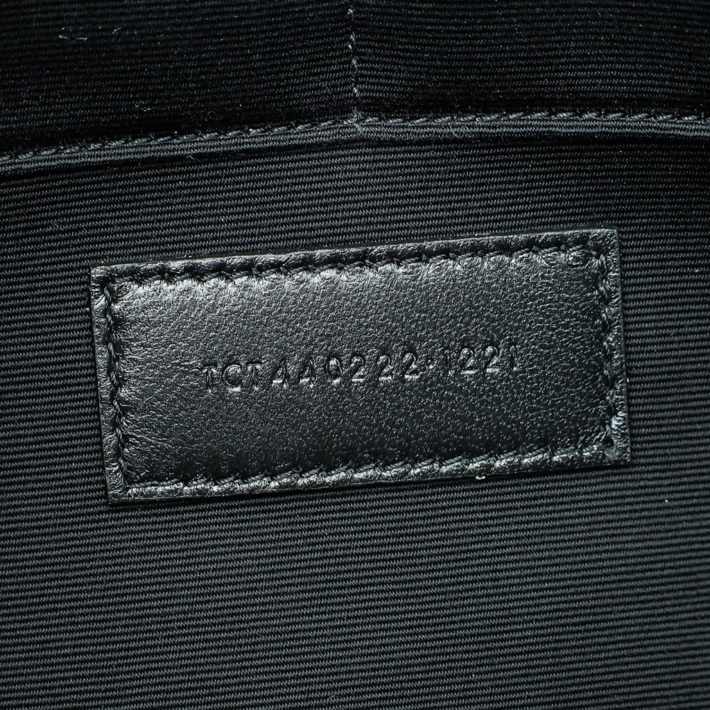 YSL Black Monogram Large Document Holder