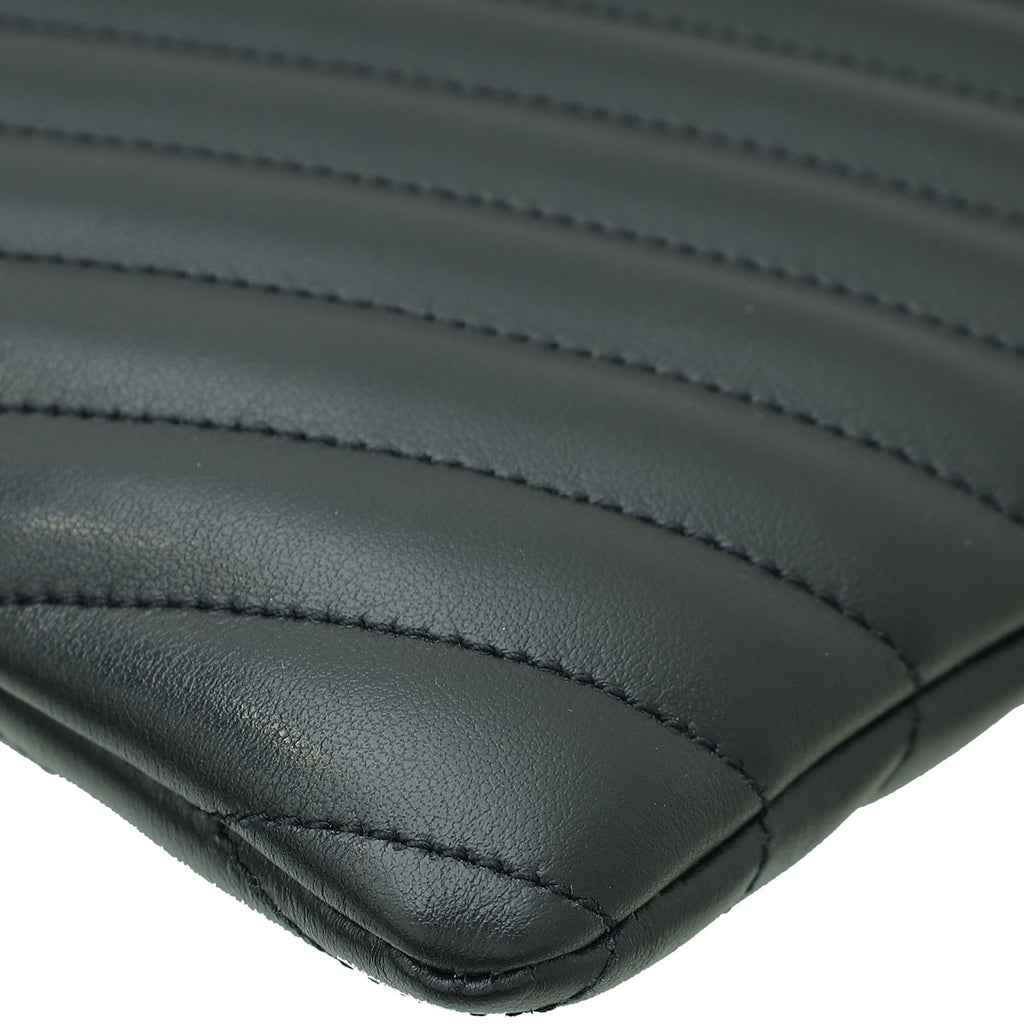 YSL Black Monogram Large Document Holder