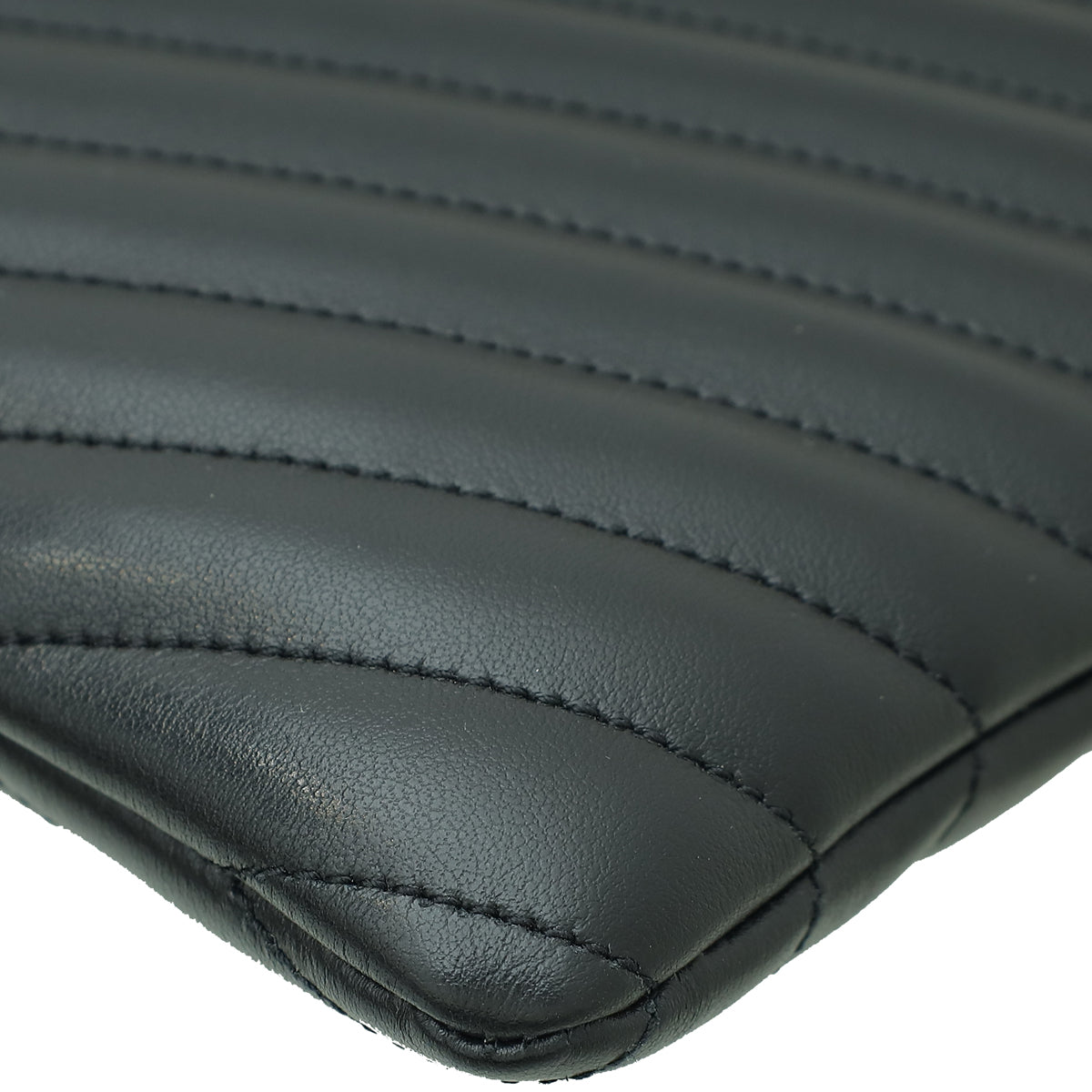 YSL Black Monogram Large Document Holder