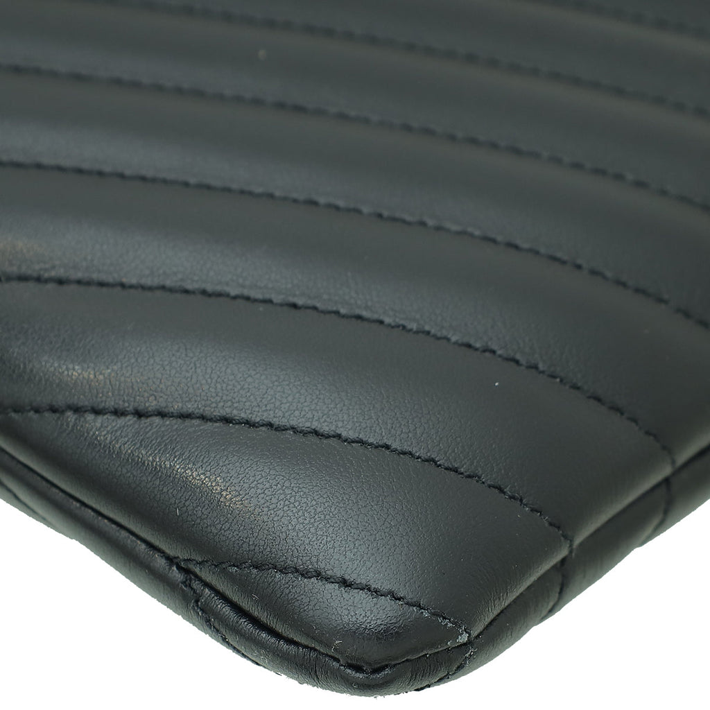 YSL Black Monogram Large Document Holder