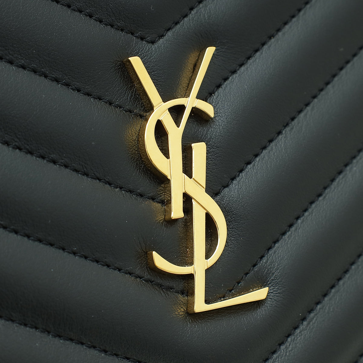 YSL Black Monogram Large Document Holder
