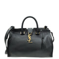 YSL Black Cabas Tote Bag