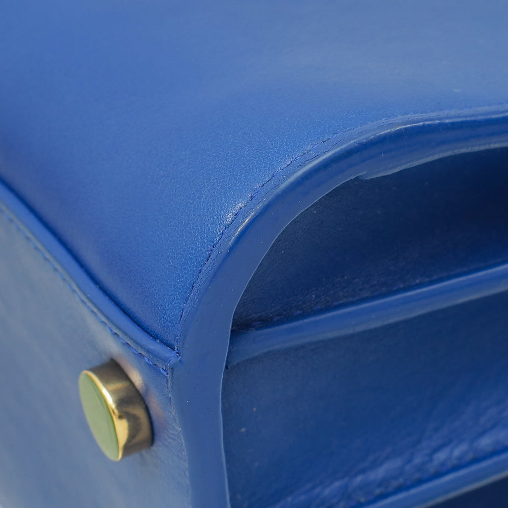 YSL Blue Nano Sac De Jour Bag