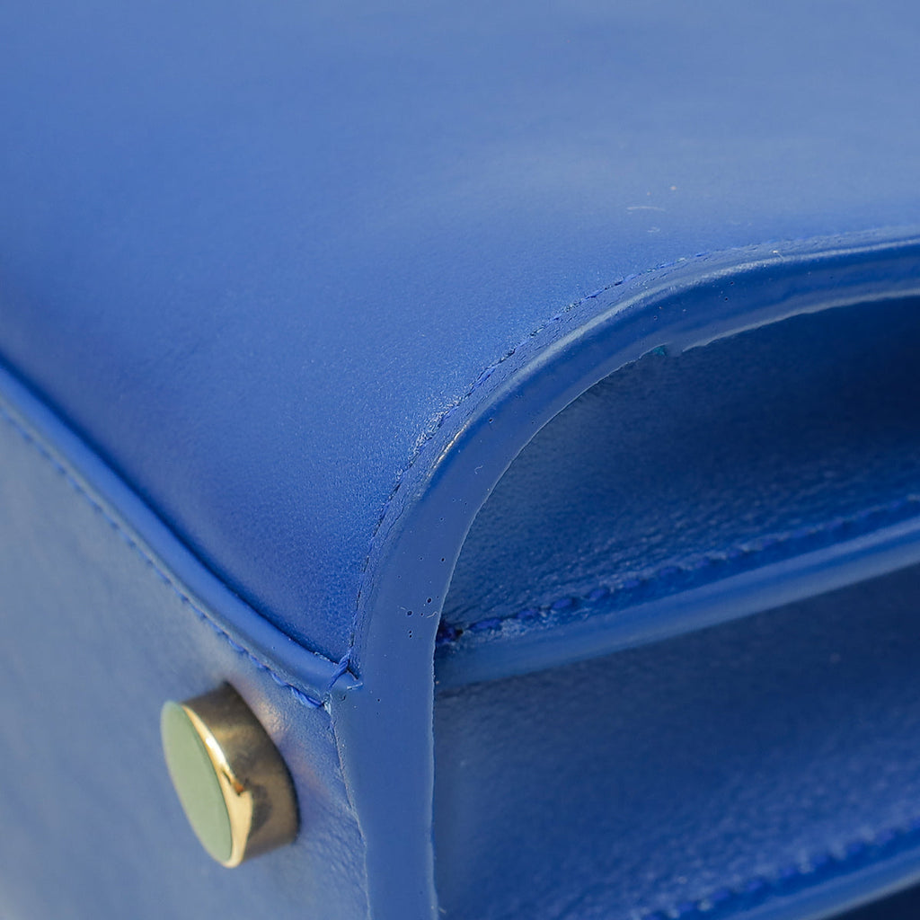 YSL Blue Nano Sac De Jour Bag
