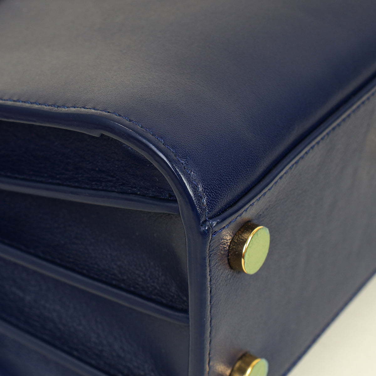 YSL Navy Blue Sac De Jour Nano Bag