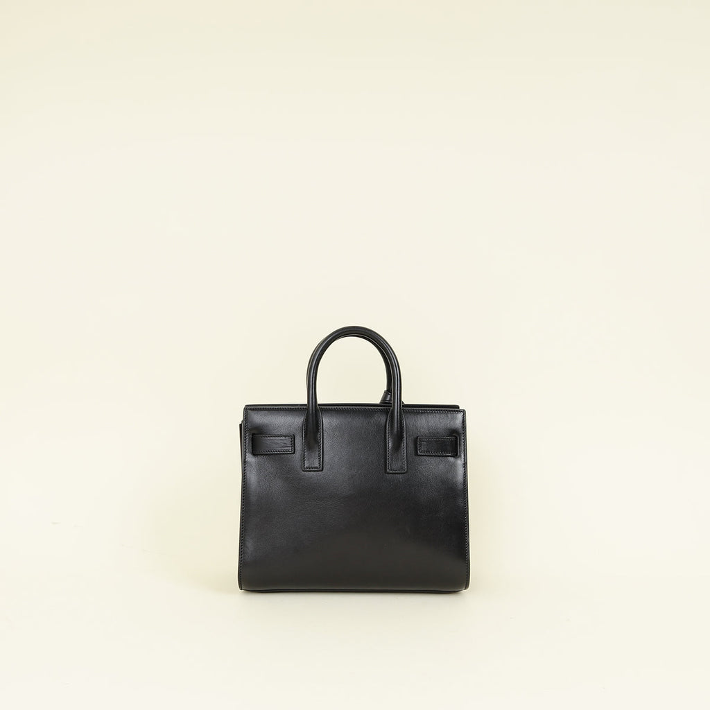 YSL Black Sac De Jour Nano Bag