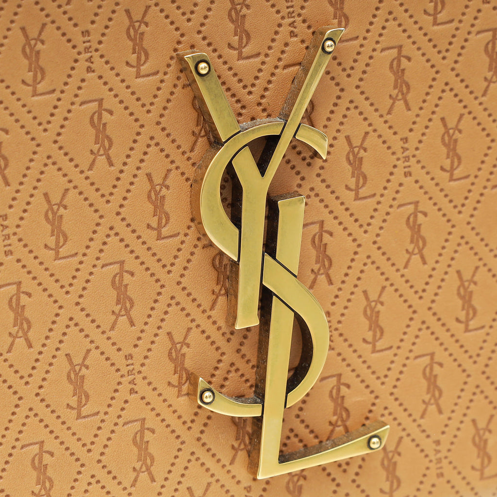 YSL Brown Take-away Box Bag