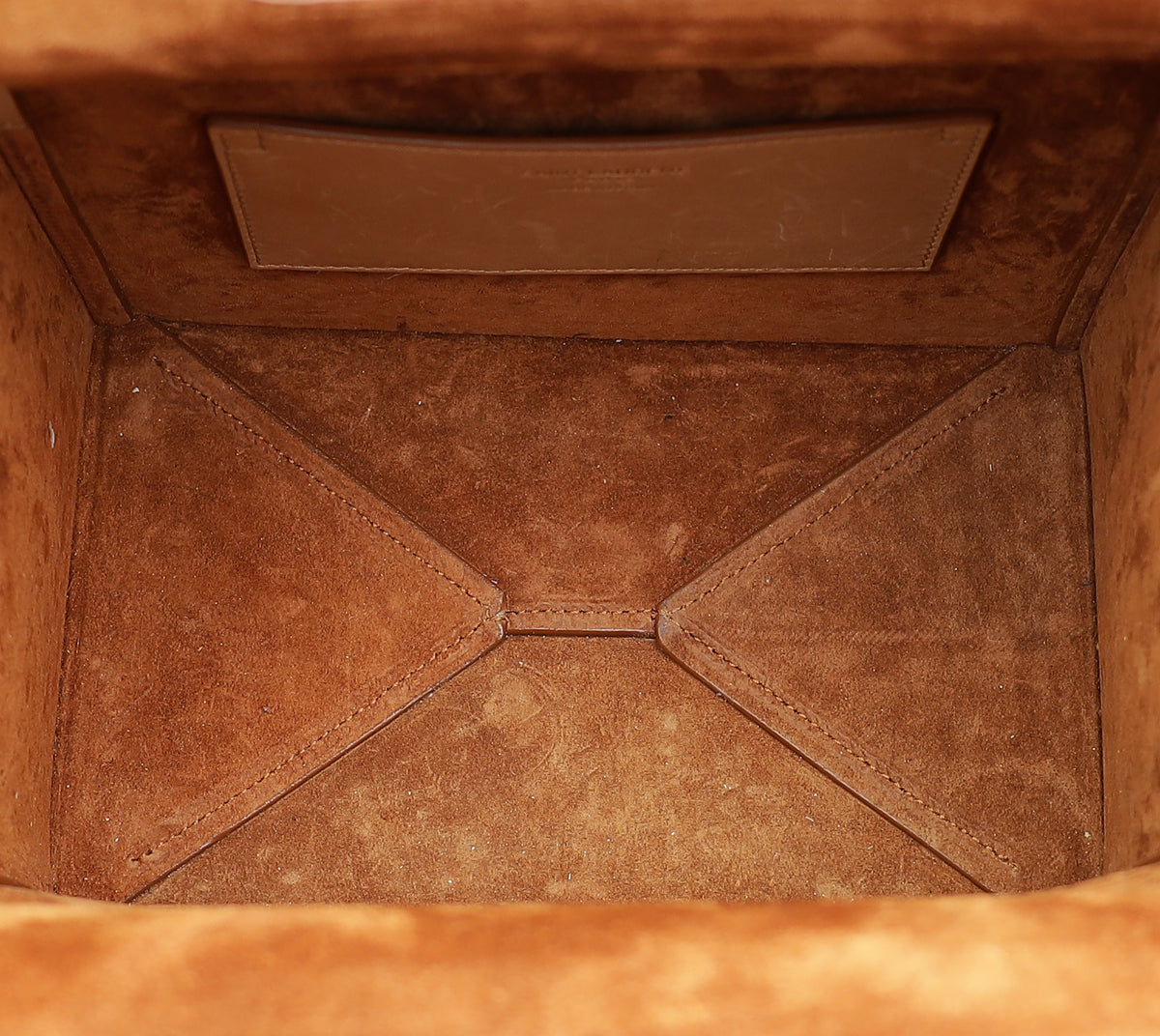 YSL Brown Take-away Box Bag