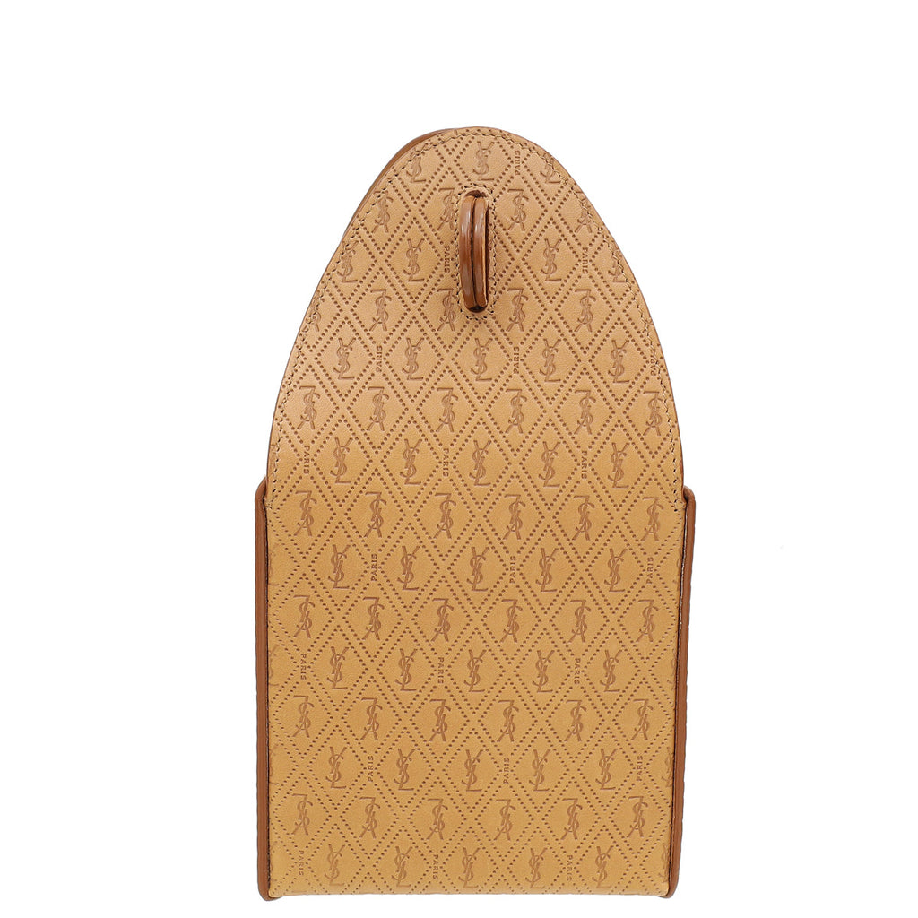 YSL Brown Take-away Box Bag