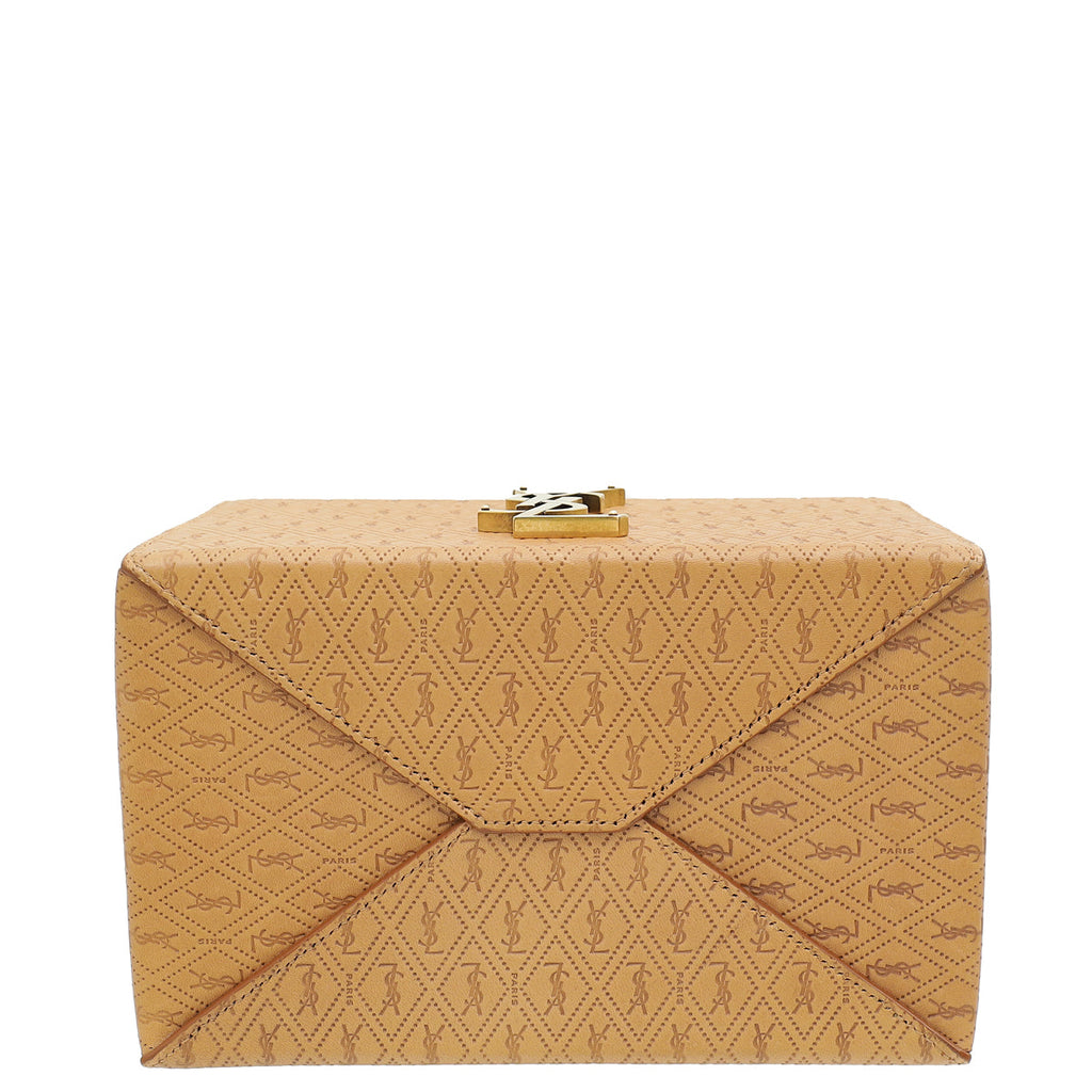 YSL Brown Take-away Box Bag