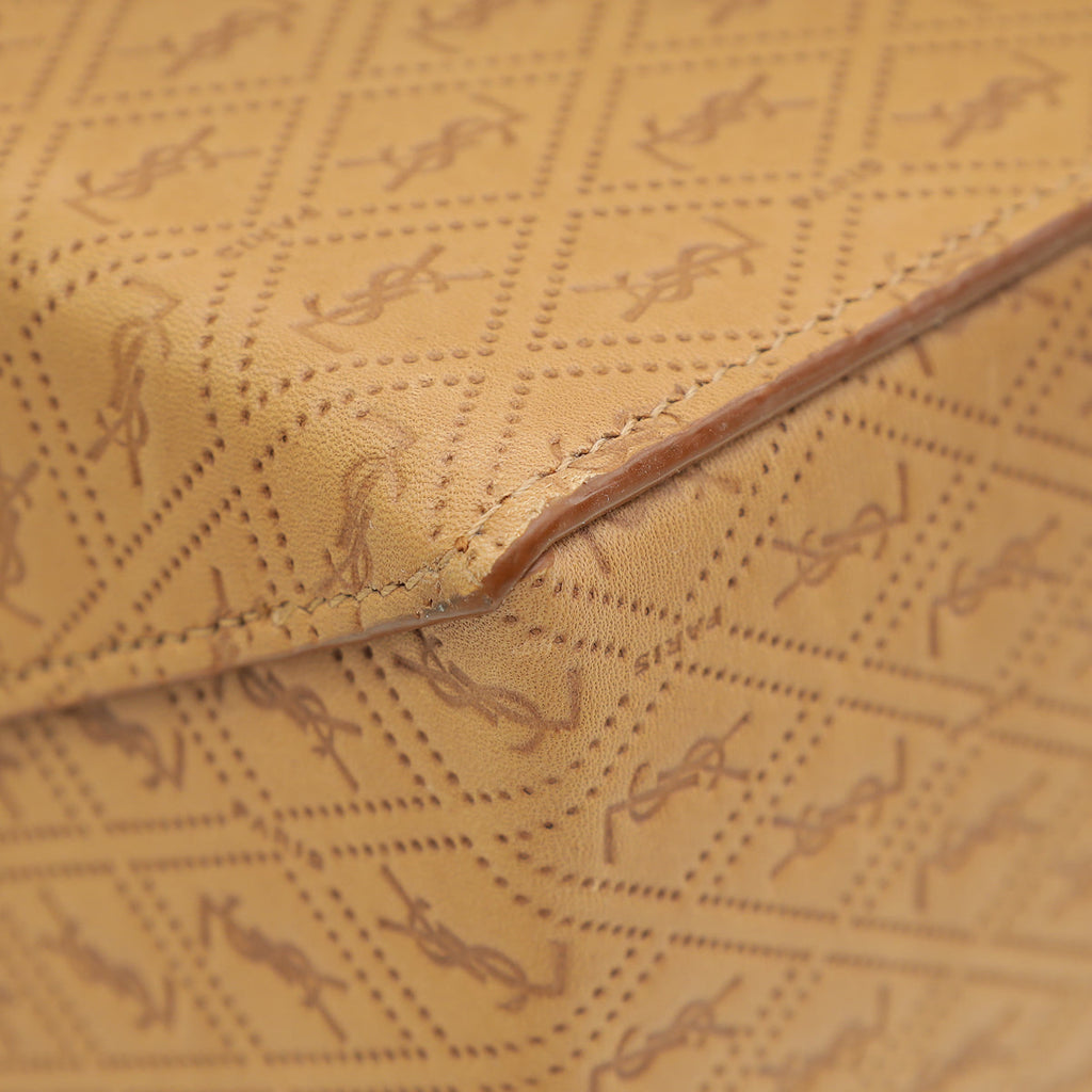 YSL Brown Take-away Box Bag