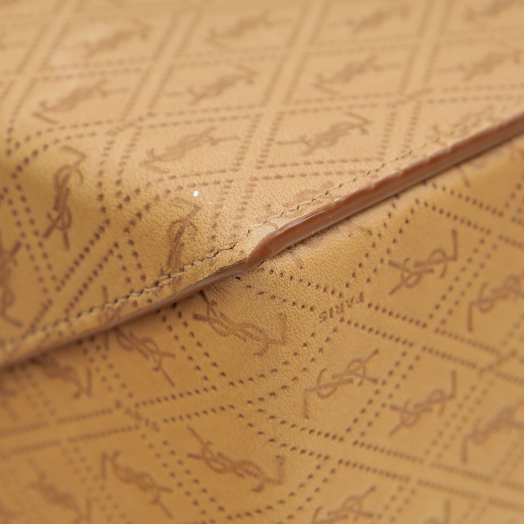 YSL Brown Take-away Box Bag