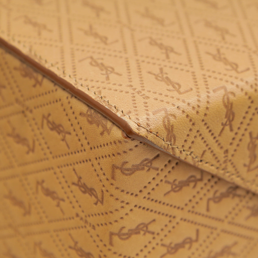 YSL Brown Take-away Box Bag