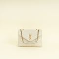 YSL Vintage Blanc Loulou Small Shoulder Bag