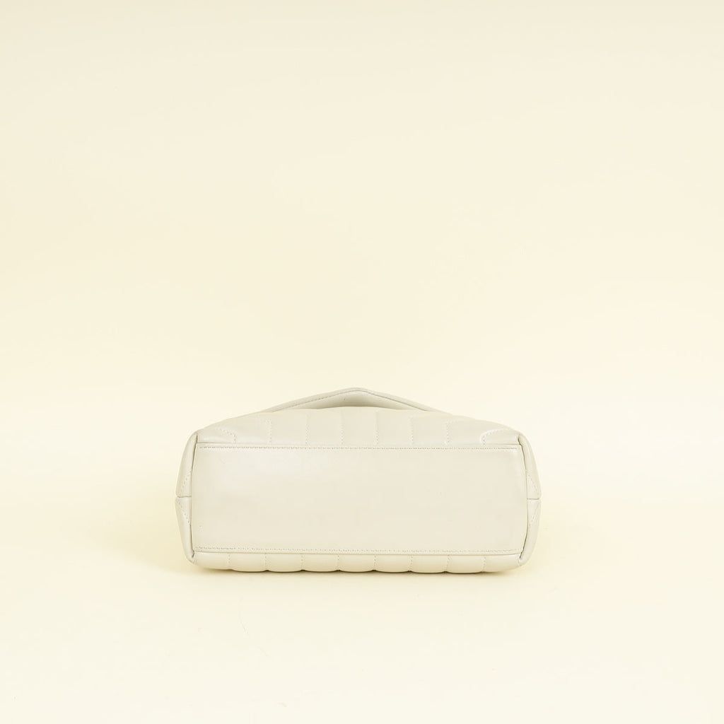 YSL Vintage Blanc Loulou Small Shoulder Bag