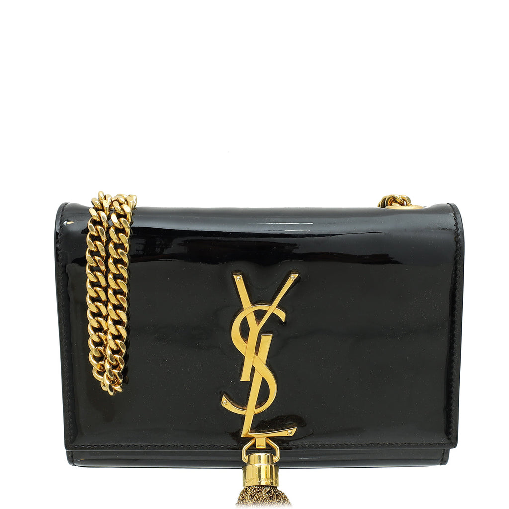 YSL Black Kate Tassel Mini Chain Bag
